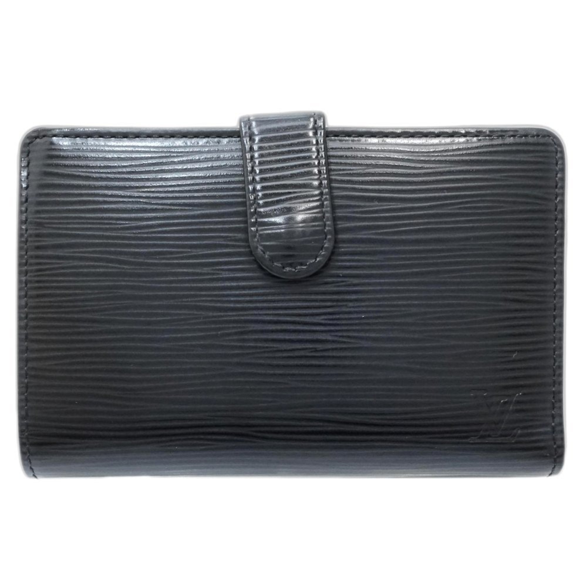 Louis Vuitton Epi Noir Leather Wallet