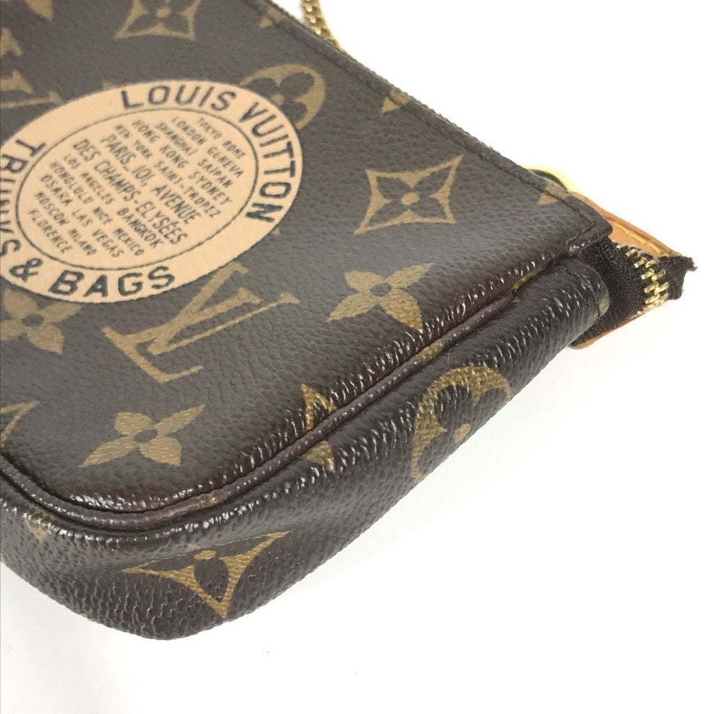 Louis Vuitton Brown Canvas Handbag Pochette