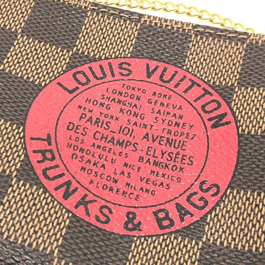 Louis Vuitton Brown Ebene Damier Canvas Pochette Pouch