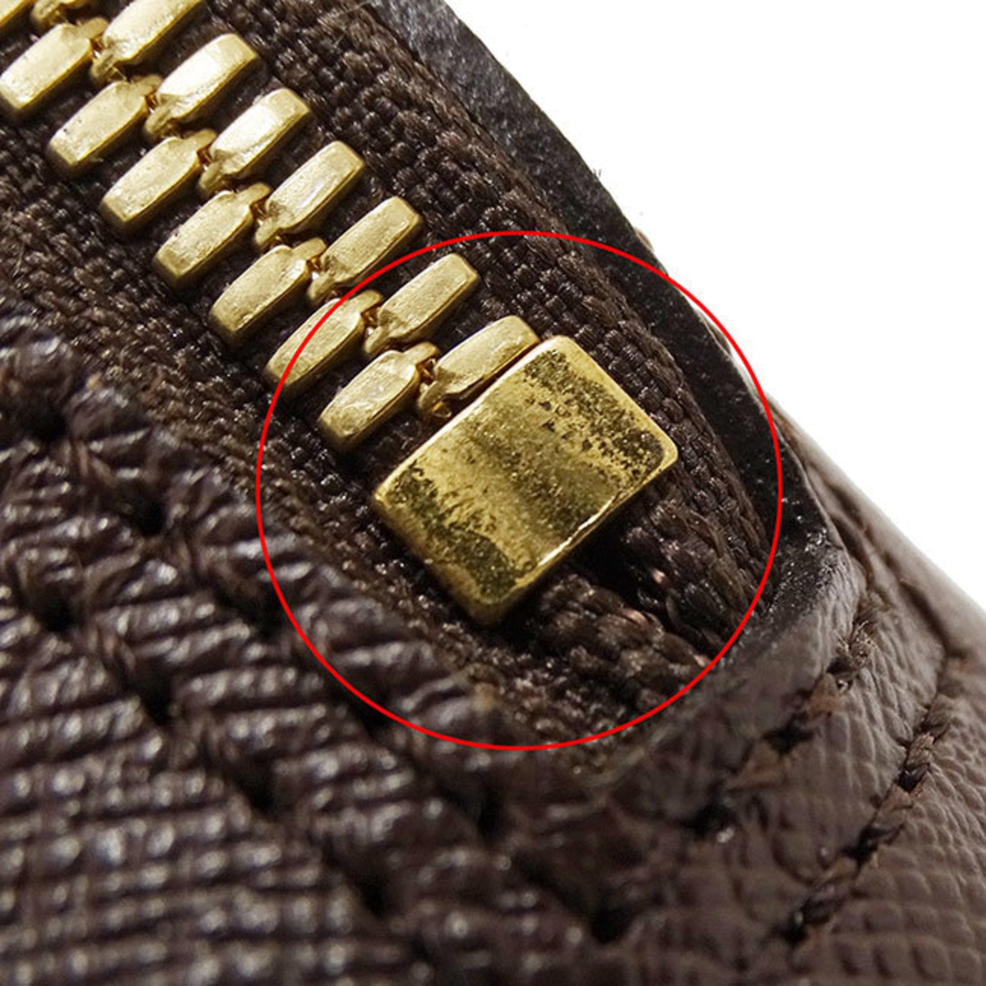 Louis Vuitton Ebene Damier Canvas Handbag