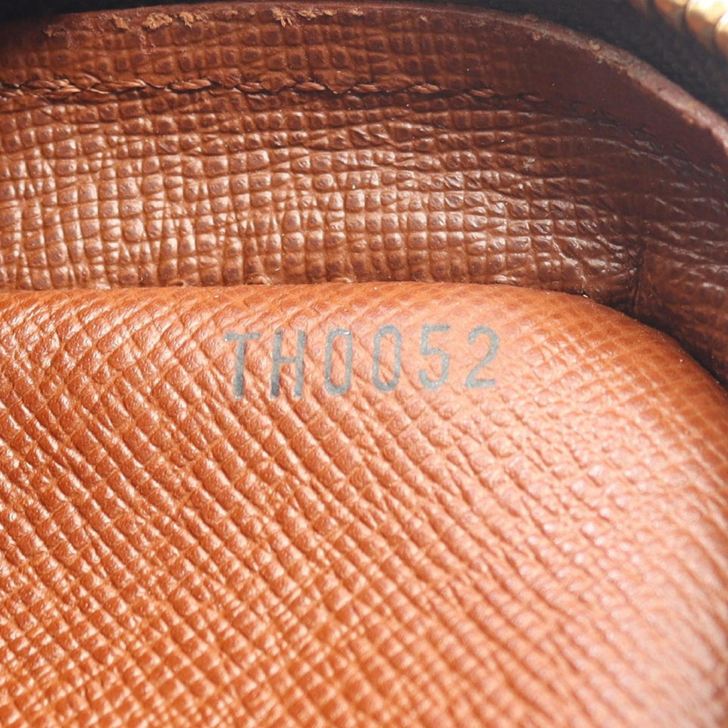 Louis Vuitton Brown Monogram Coated Canvas Leather Handbag Shoulder Bag