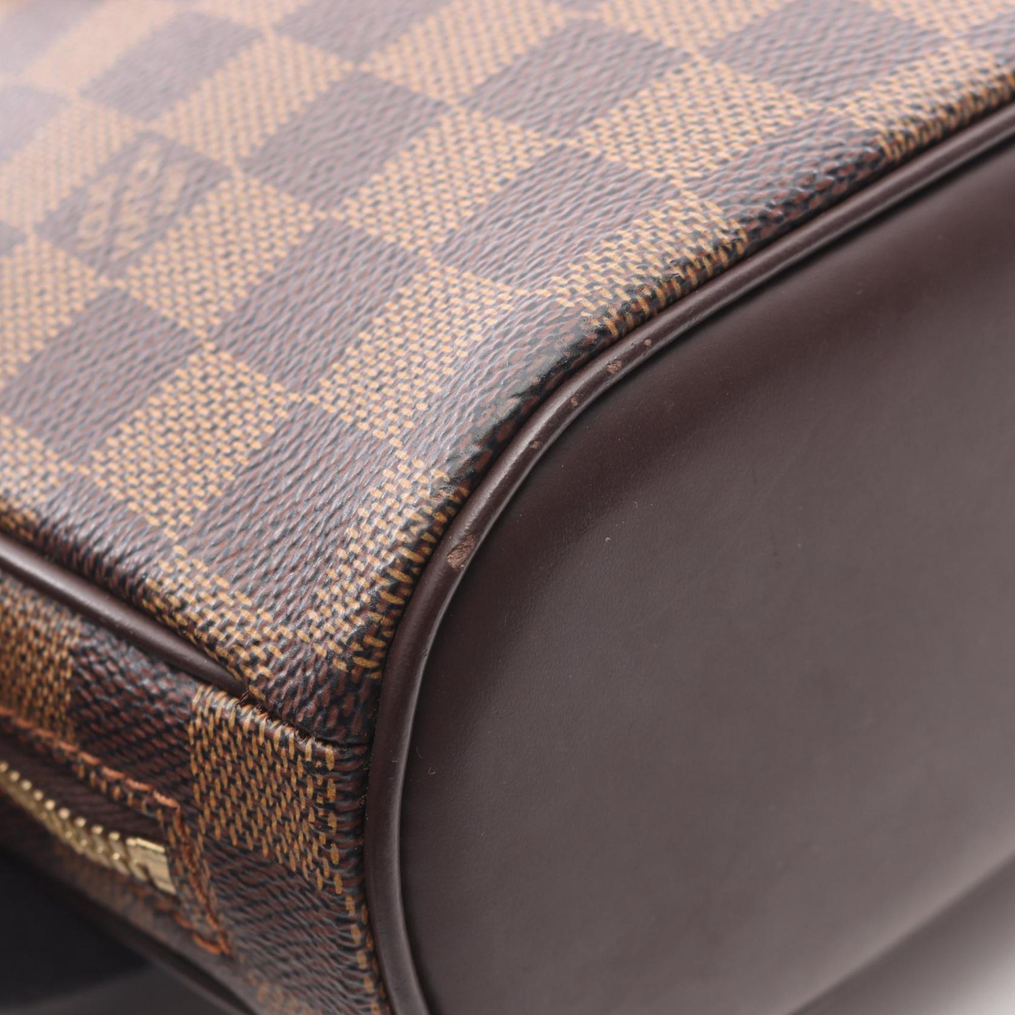 Louis Vuitton Brown Damier Canvas Ebene Coated Canvas Leather Handbag