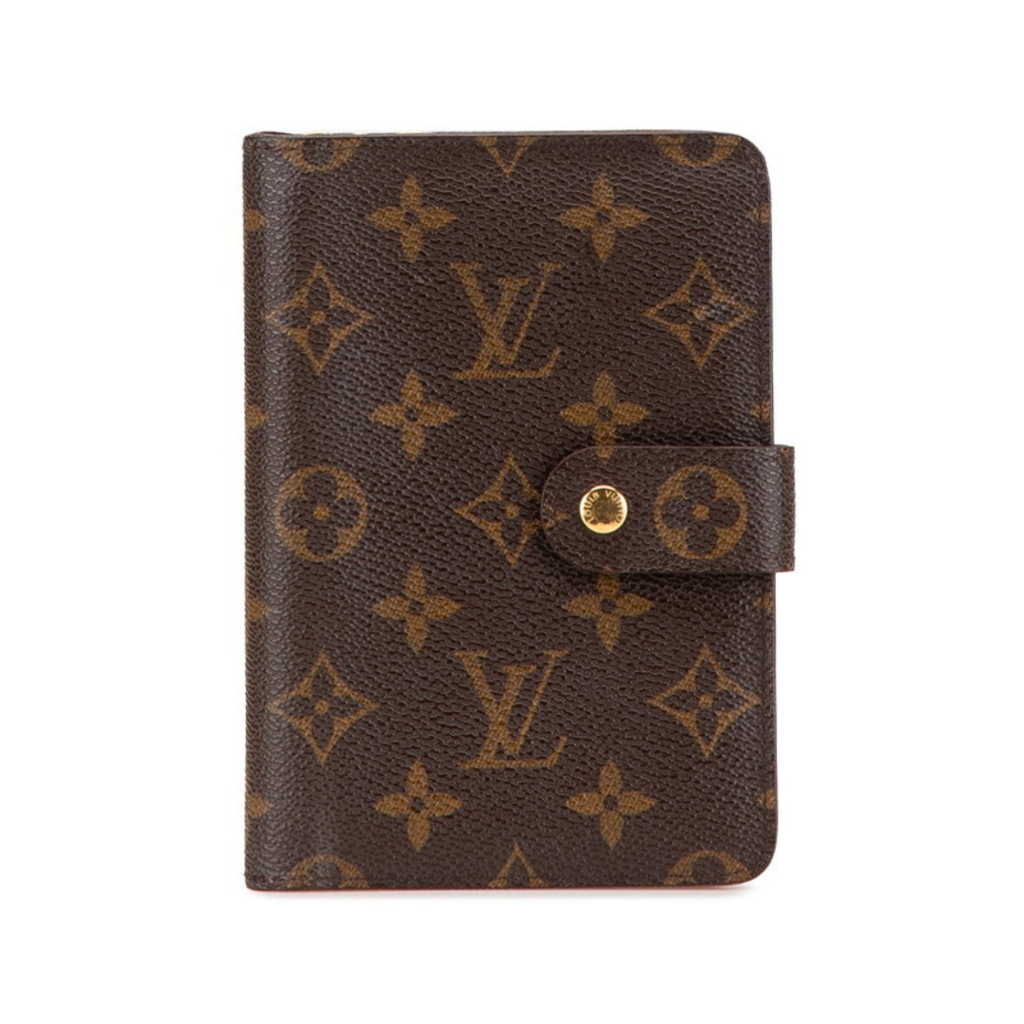 Louis Vuitton Brown Pvc Leather Wallet