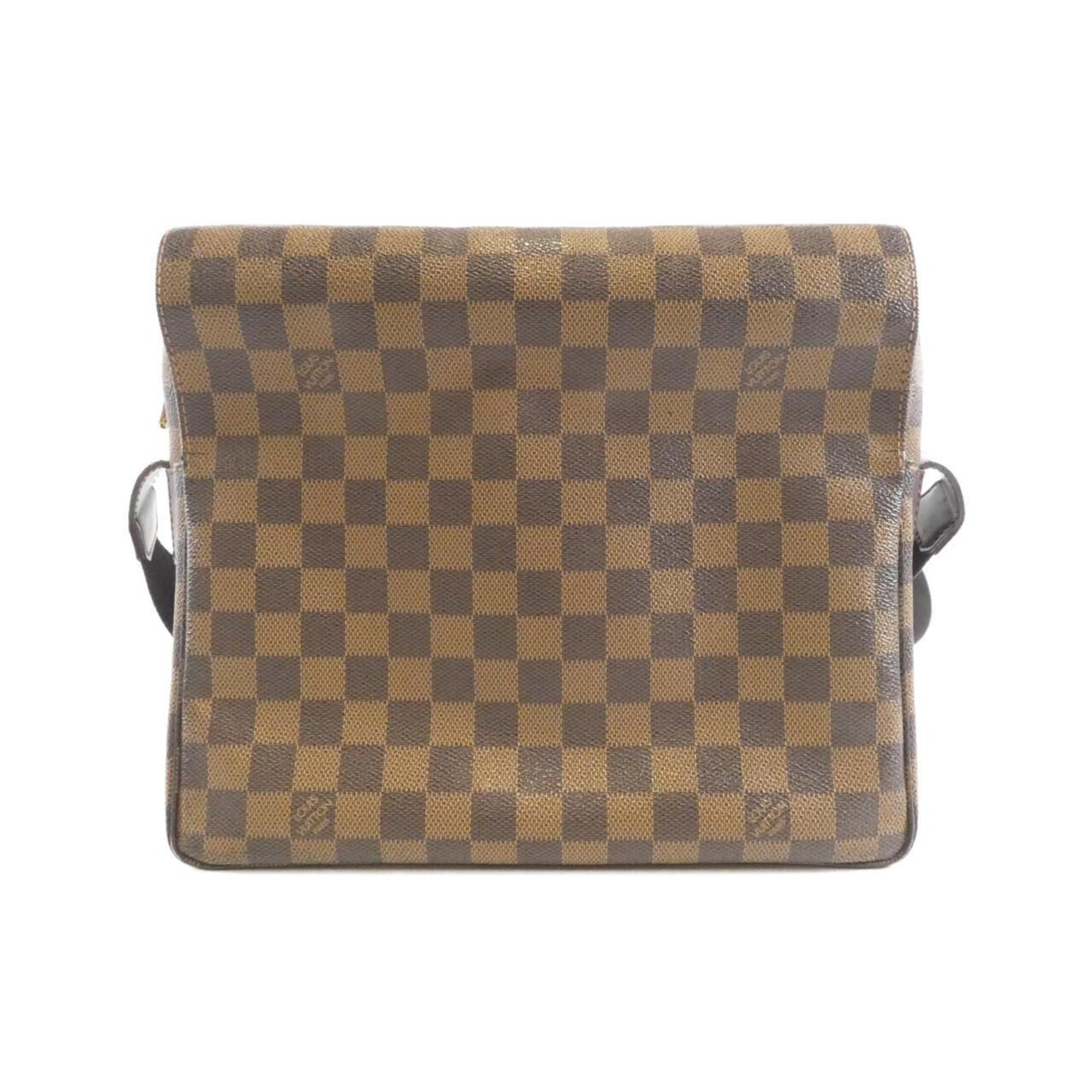Louis Vuitton Brown Coated Canvas Shoulder Bag