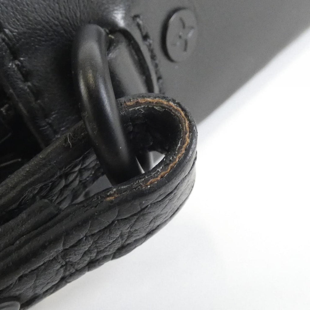 Louis Vuitton Black Leather Handbag