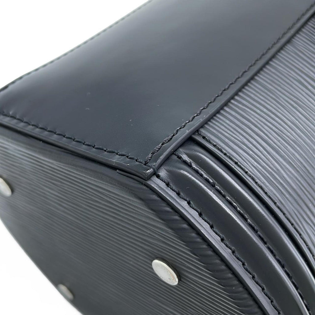 Louis Vuitton Black Leather Handbag