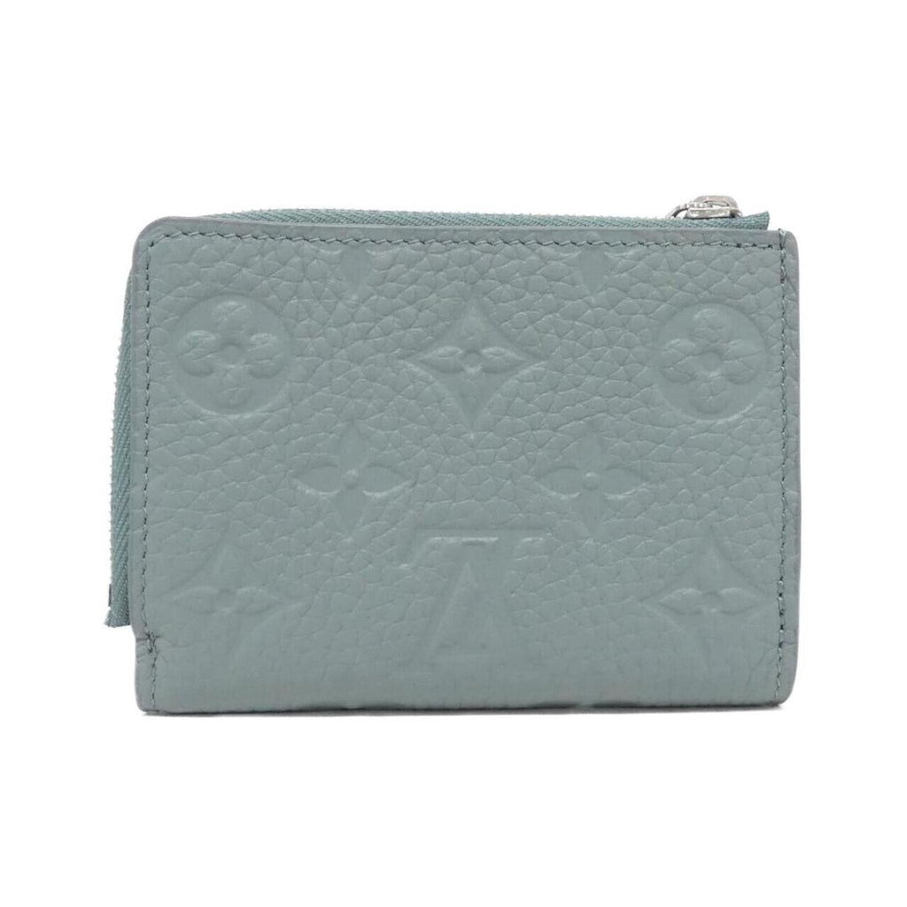 Louis Vuitton Blue Leather Wallet (Tri-Fold)