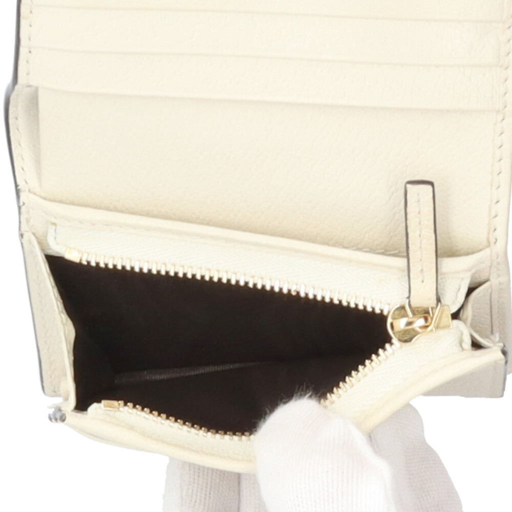 Gucci Ivory White Leather Wallet (Bi-Fold) (Pre-Owned)