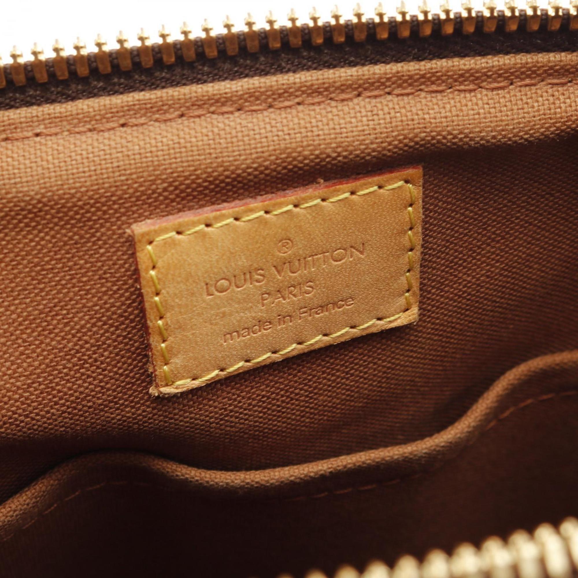 Louis Vuitton Brown Monogram Coated Canvas Handbag