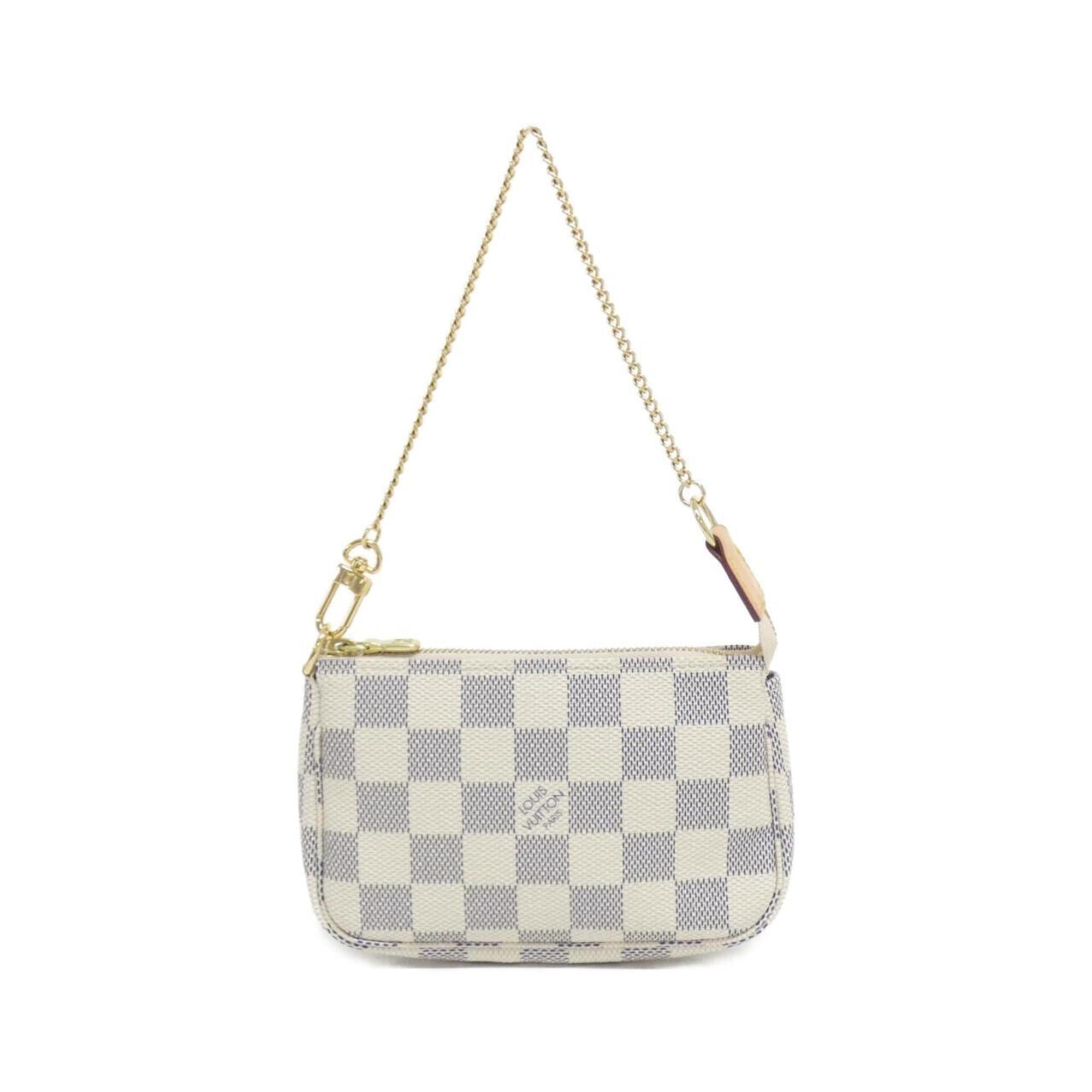 Louis Vuitton Azur Coated Canvas Pochette Pouch