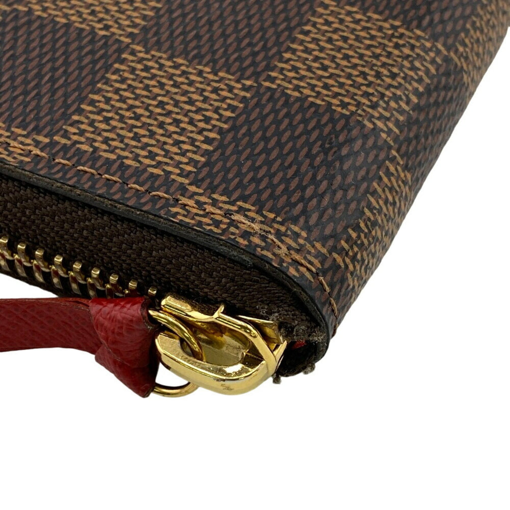 Louis Vuitton Damier Brown Leather Long Wallet