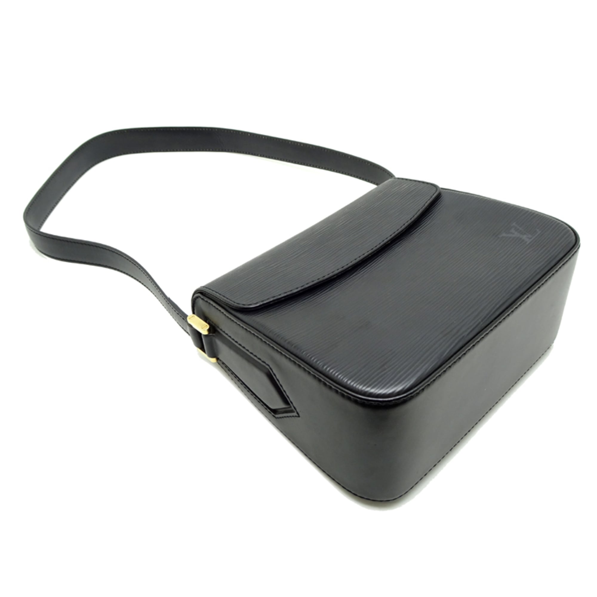 Louis Vuitton Black Noir Epi Leather Shoulder Bag