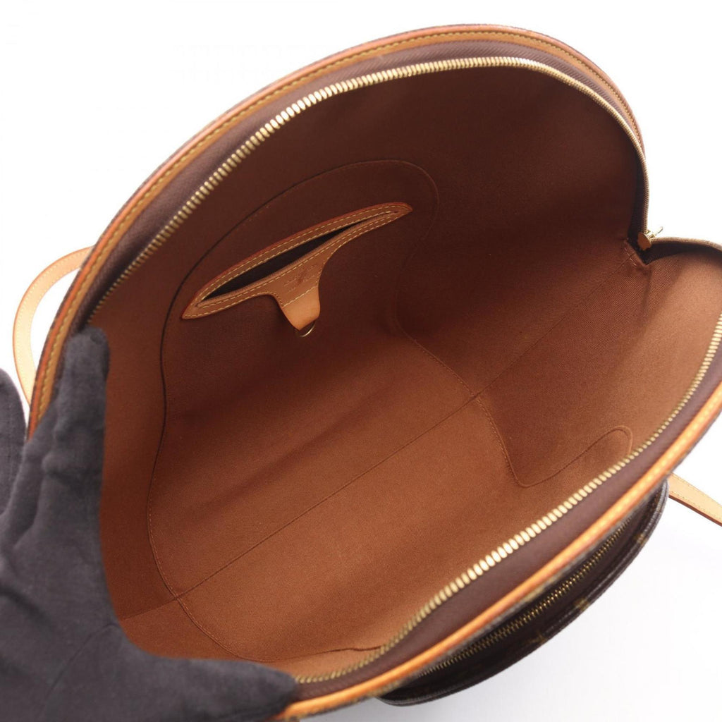 Louis Vuitton Brown Coated Canvas Leather Shoulder Bag