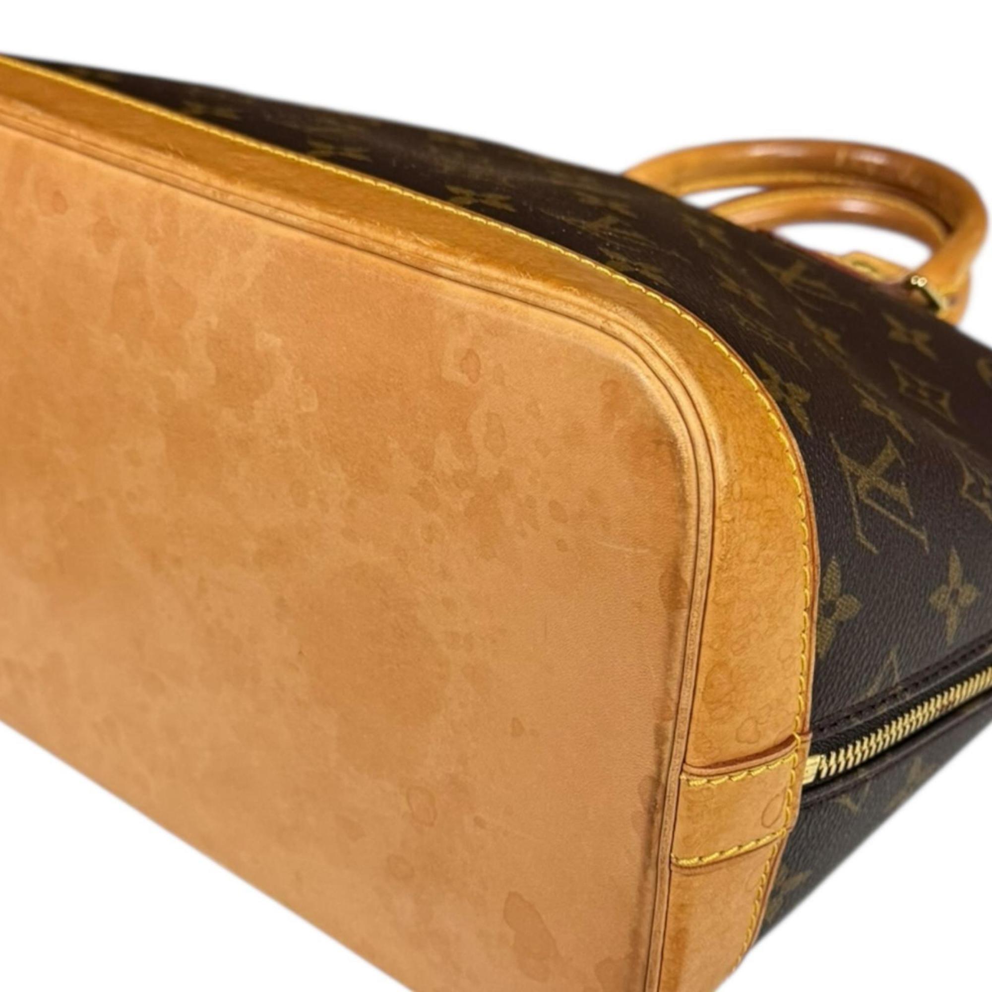 Louis Vuitton Brown Monogram Canvas Handbag