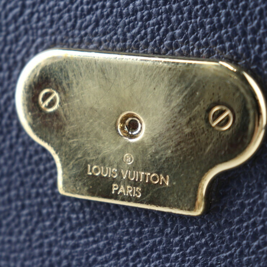 Louis Vuitton Monogram Empreinte Marine Rouge Leather Handbag Pochette Shoulder Bag