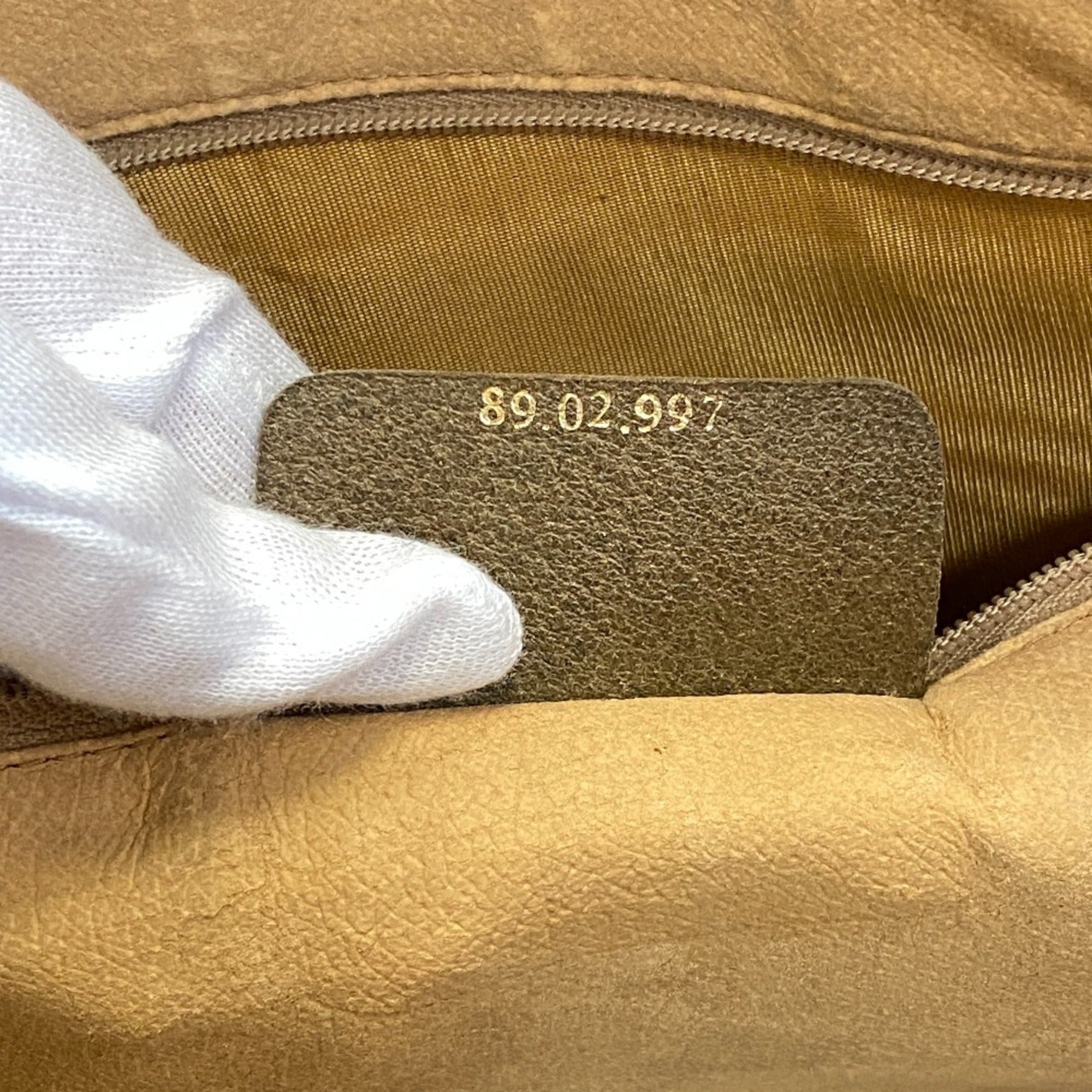 Gucci Sherry Line Beige Pvc Tote Bag (Pre-Owned)