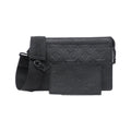 Louis Vuitton Black Leather Pouch Shoulder Bag