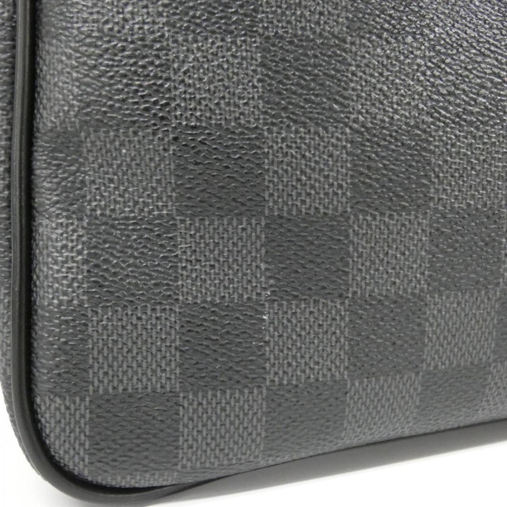 Louis Vuitton Graphite Coated Canvas Shoulder Bag