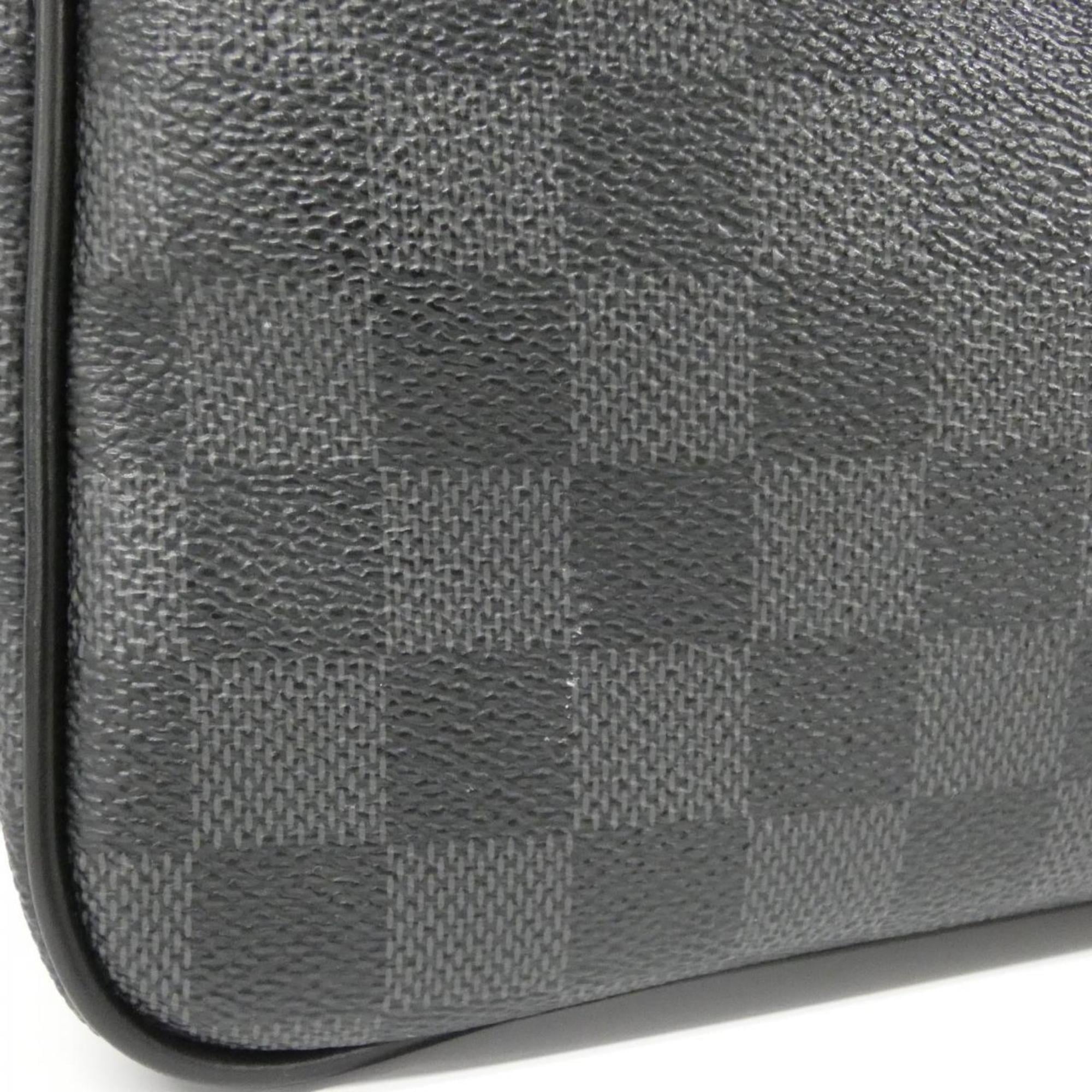 Louis Vuitton Graphite Coated Canvas Shoulder Bag