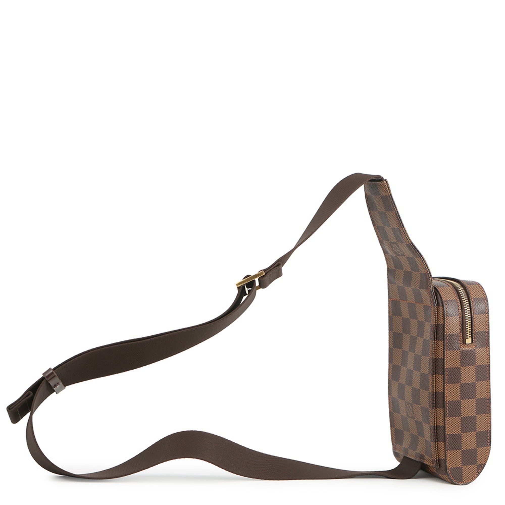 Louis Vuitton Damier Brown Ebene Damier Canvas Fanny Pack Shoulder Bag Sling Bag