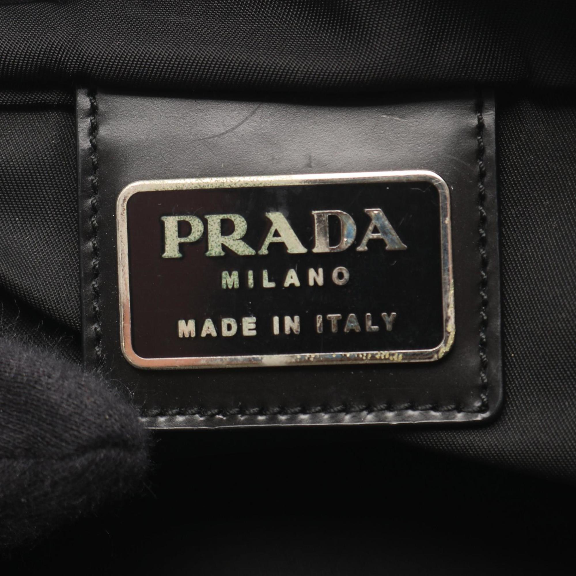 Prada Black Nylon Shoulder Bag