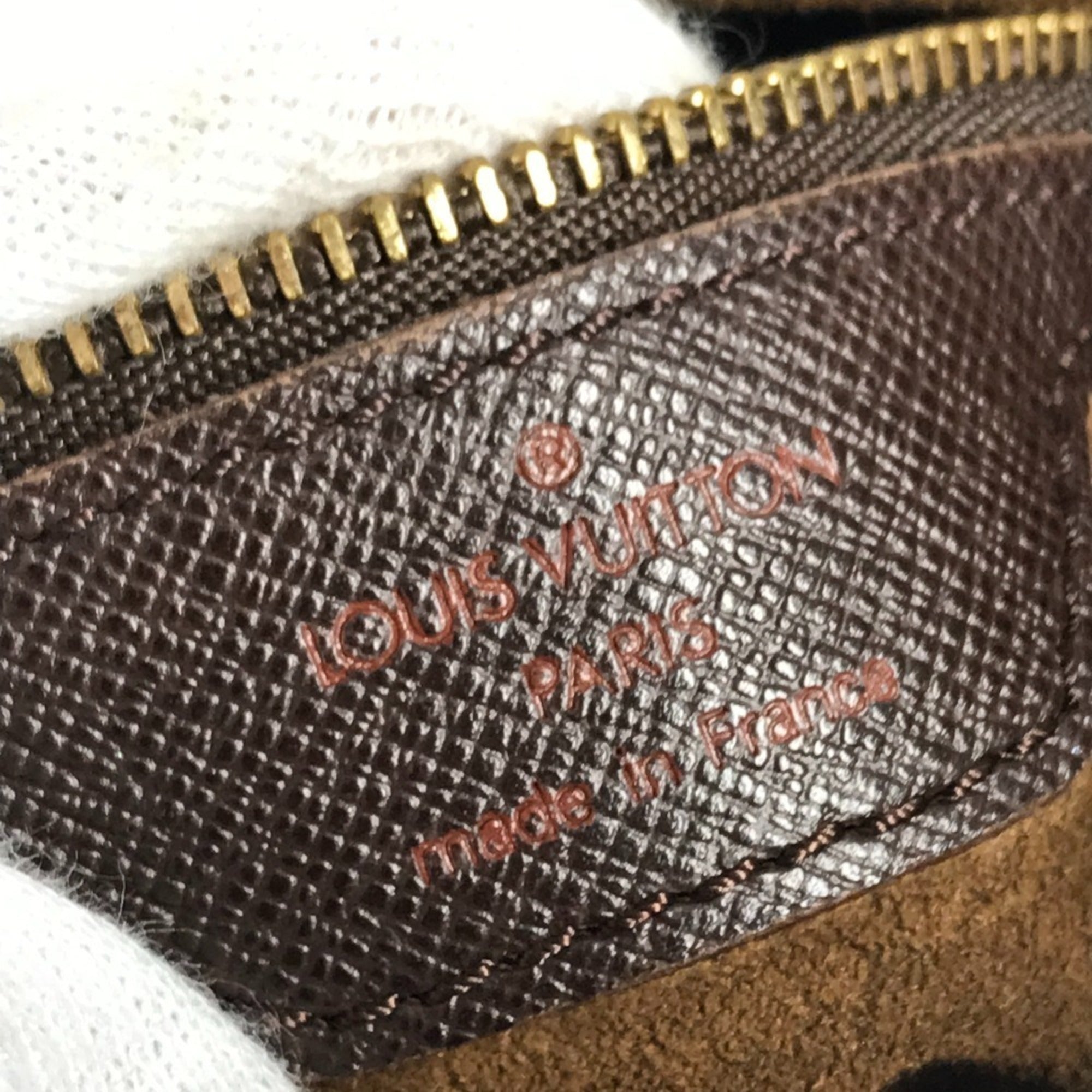Louis Vuitton Brown Damier Canvas Ebene Damier Canvas Pouch Shoulder Bag Tote Bag