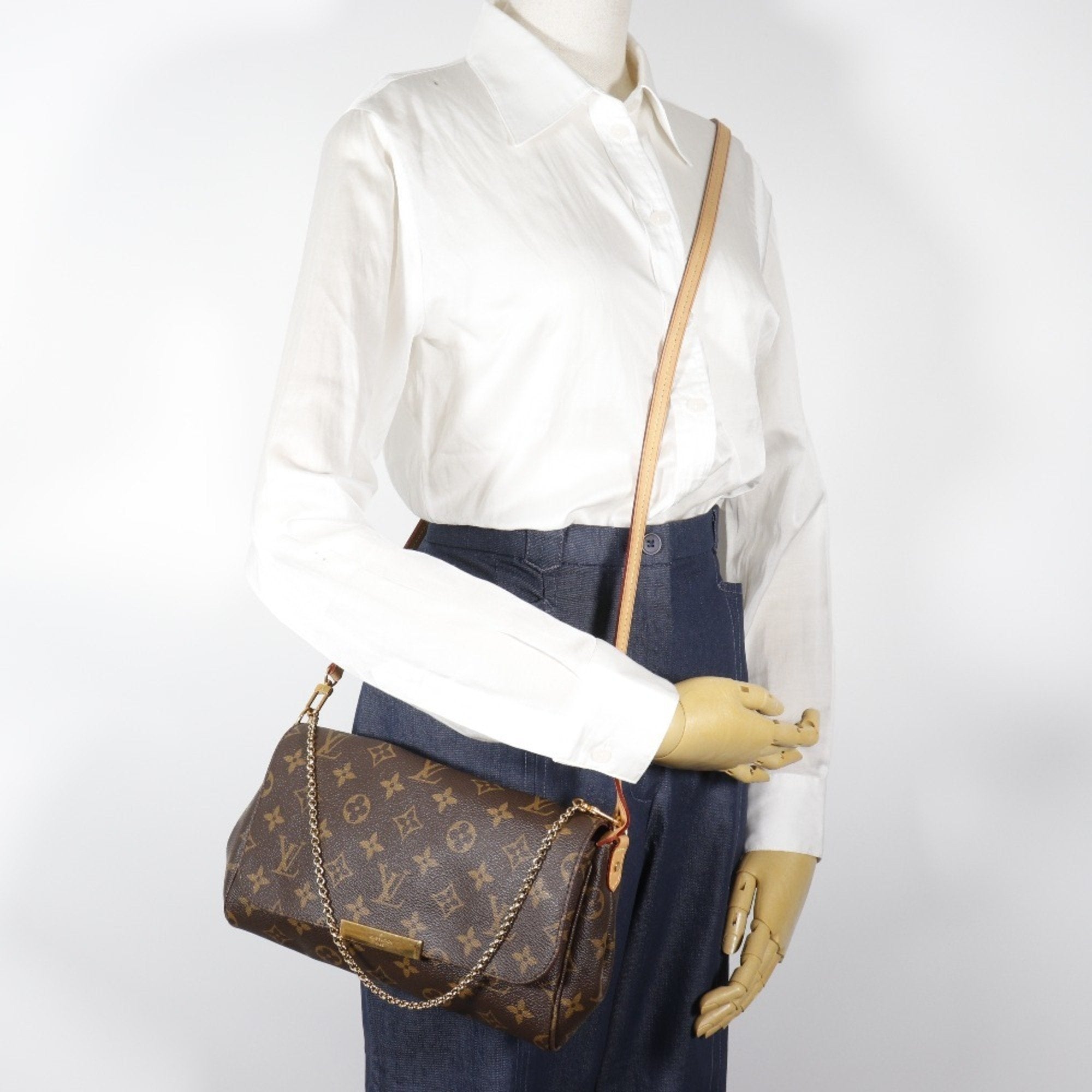 Louis Vuitton Brown Monogram Shoulder Bag