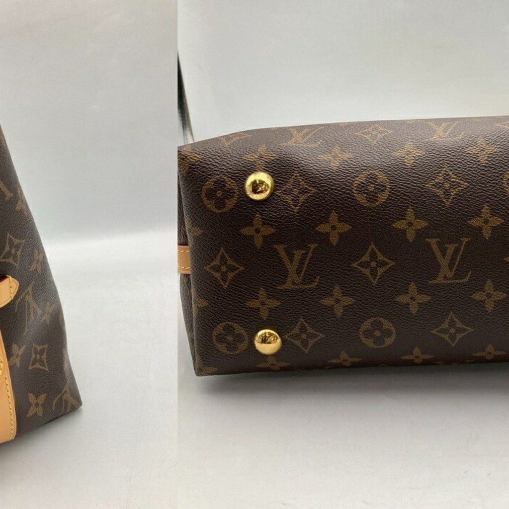 Louis Vuitton Brown Pvc Leather Shoulder Bag