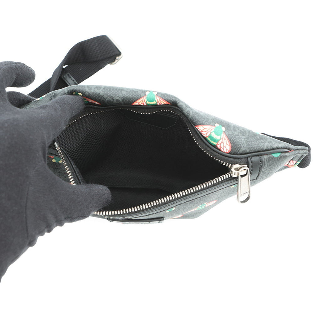 Gucci Black Gg Supreme Sling Bag (Pre-Owned)