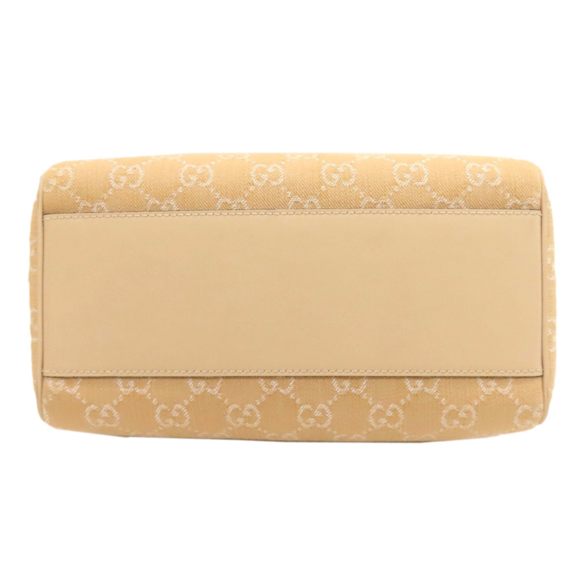 Gucci Beige Canvas Handbag (Pre-Owned)