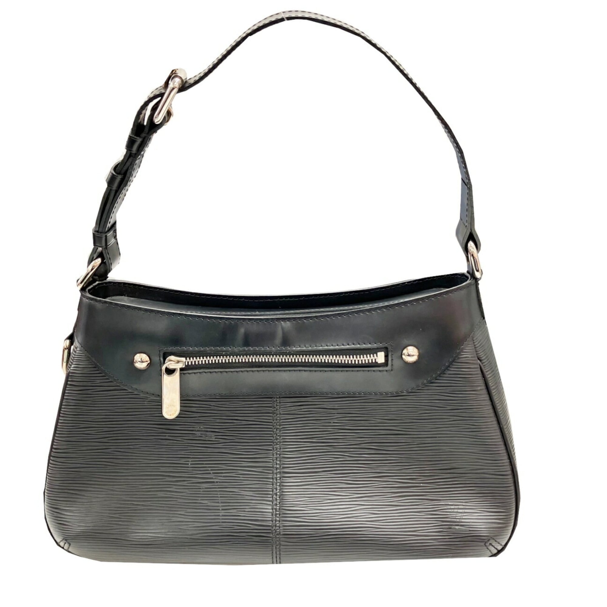 Louis Vuitton Black Noir Epi Leather Shoulder Bag