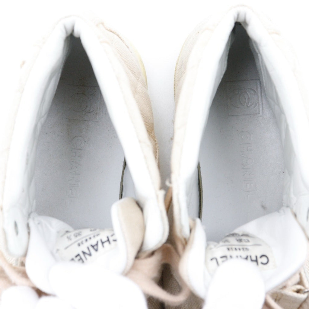 Chanel Beige Sneakers