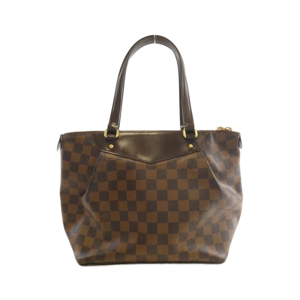 Louis Vuitton Brown Coated Canvas Handbag