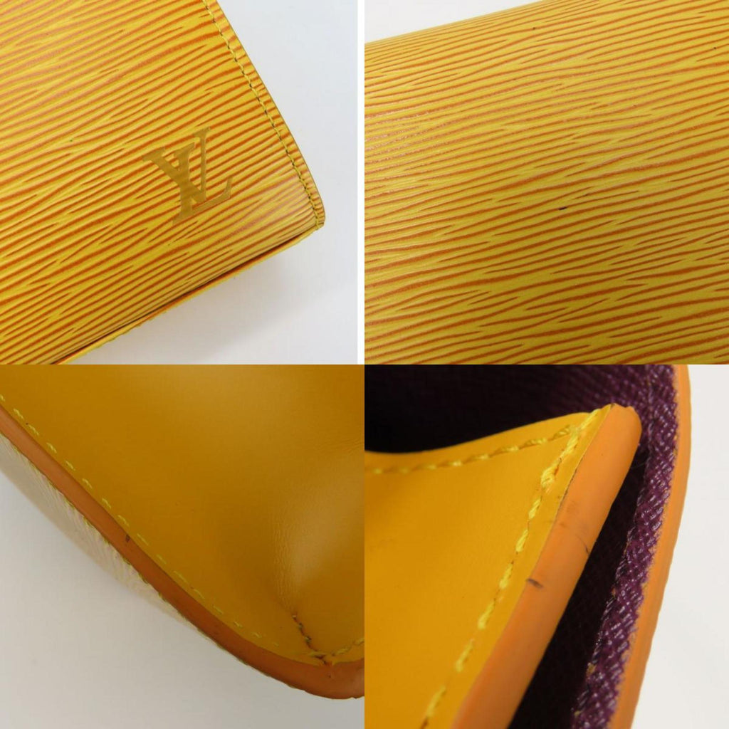 Louis Vuitton Epi Yellow Epi Leather Handbag