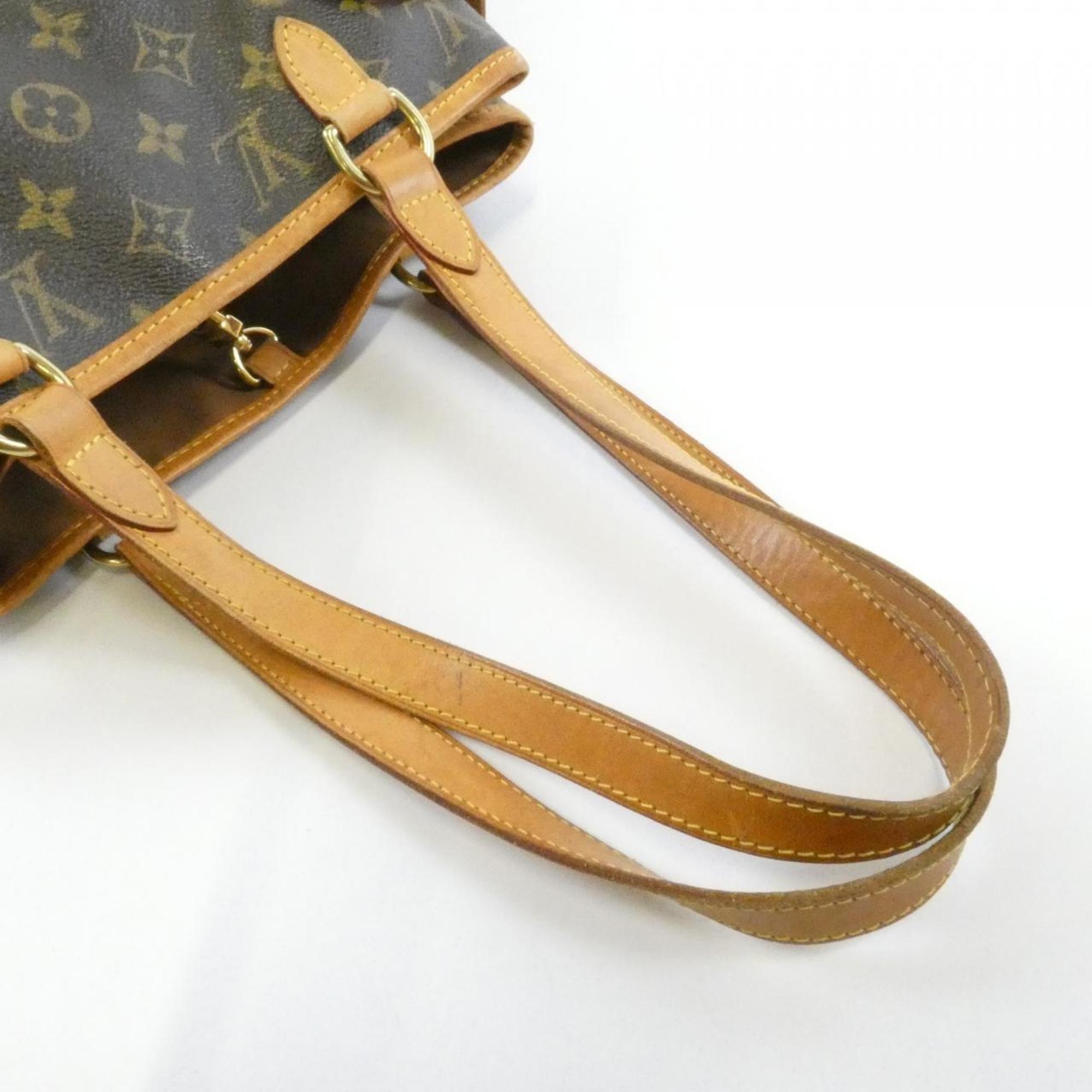 Louis Vuitton Brown Coated Canvas Shoulder Bag