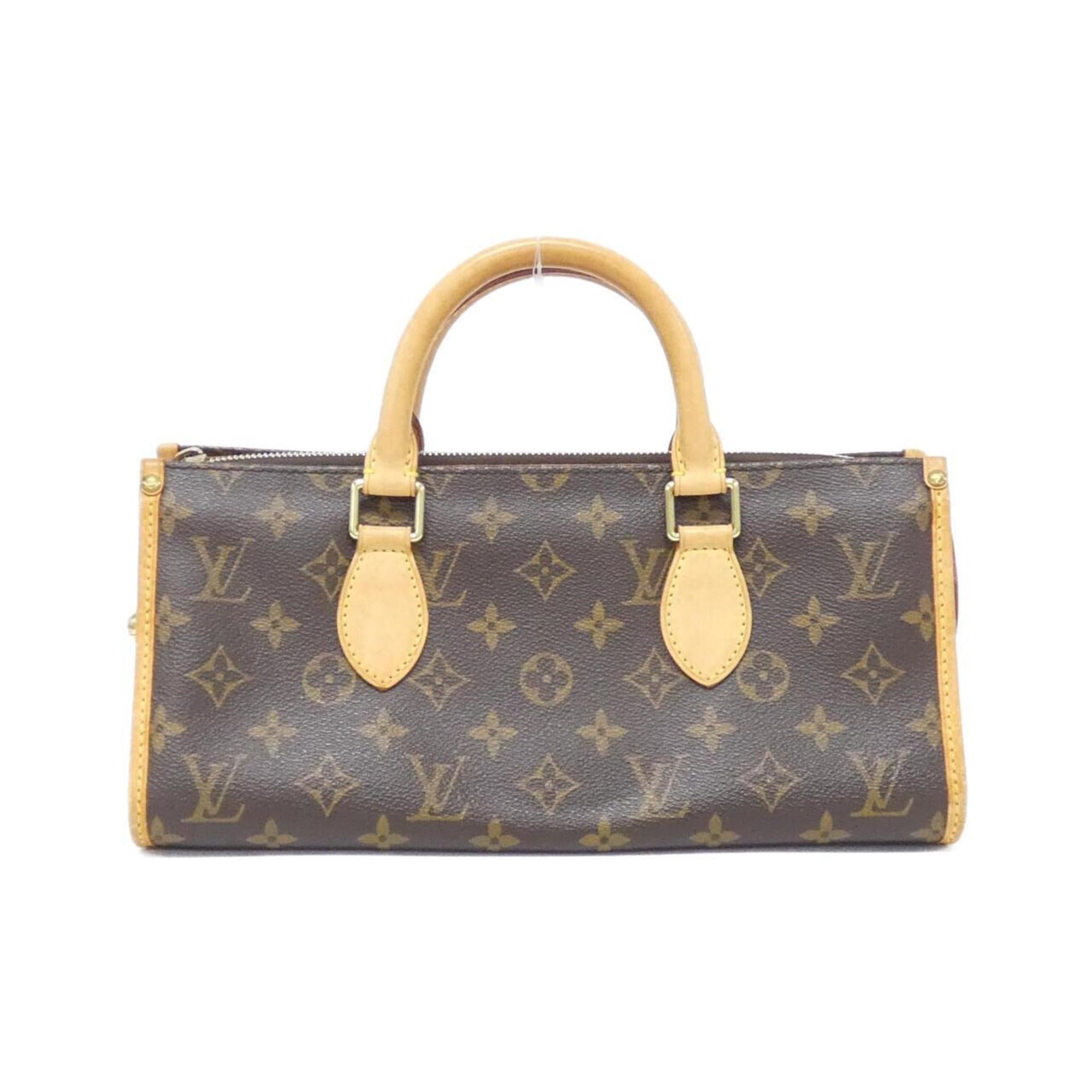 Louis Vuitton Brown Coated Canvas Handbag