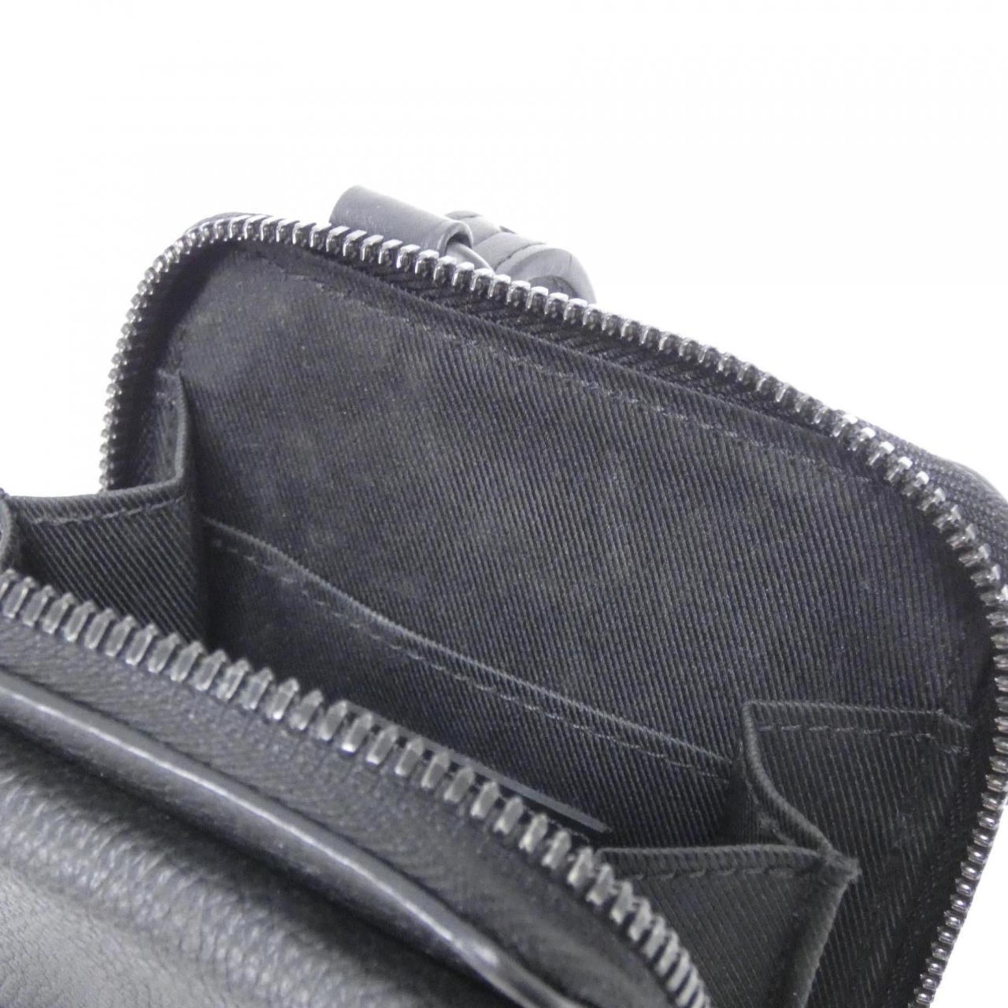 Louis Vuitton Black Leather Shoulder Bag