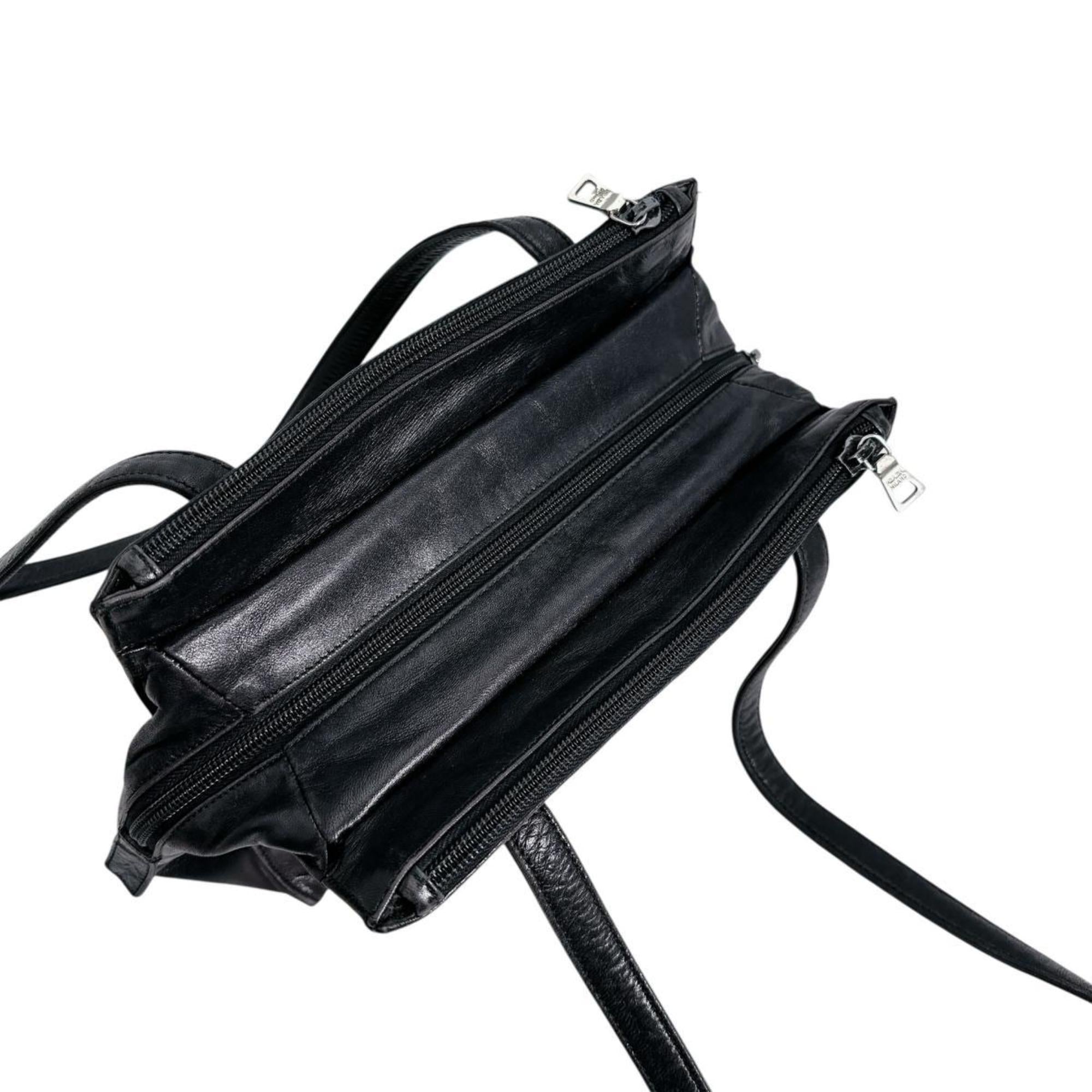 Prada Black Leather Tote Bag