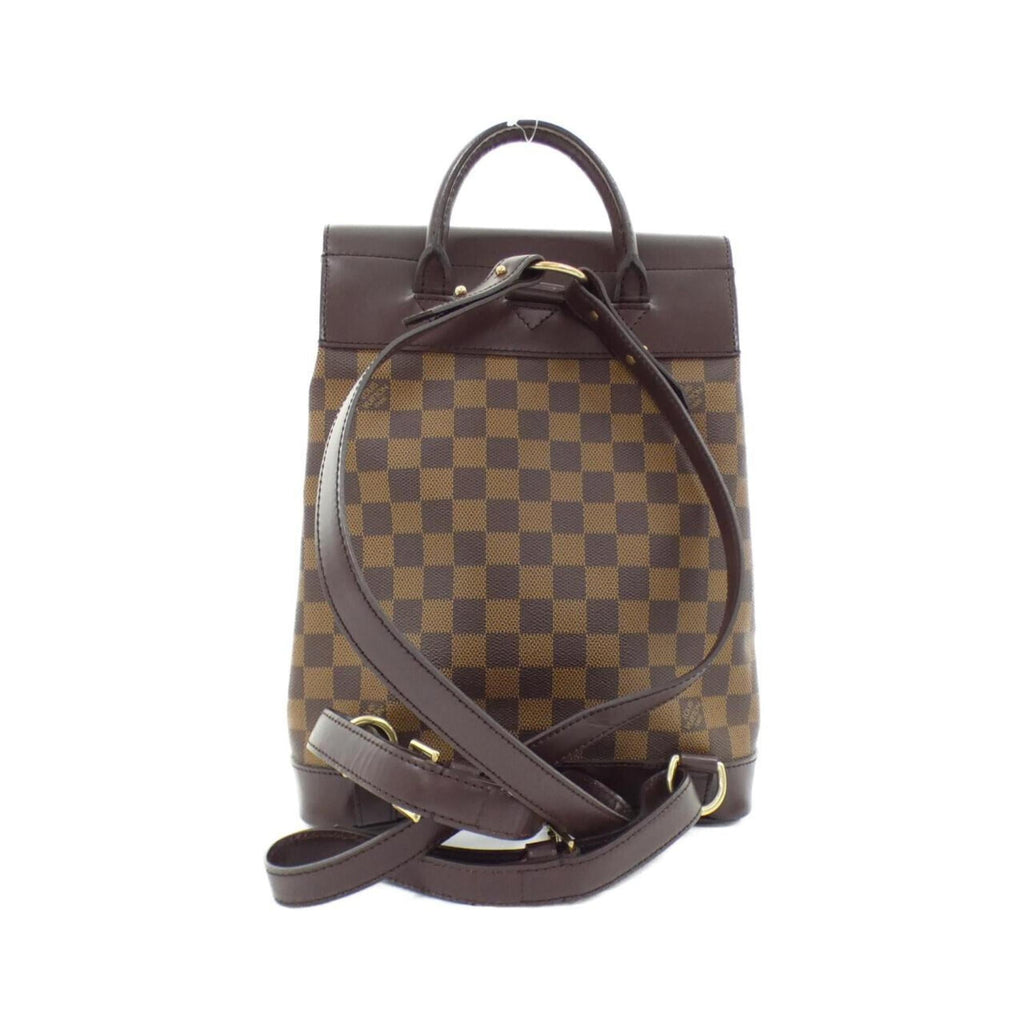 Louis Vuitton Damier Ebene Coated Canvas Backpack