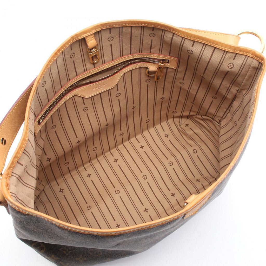 Louis Vuitton Brown Monogram Coated Canvas Leather Shoulder Bag