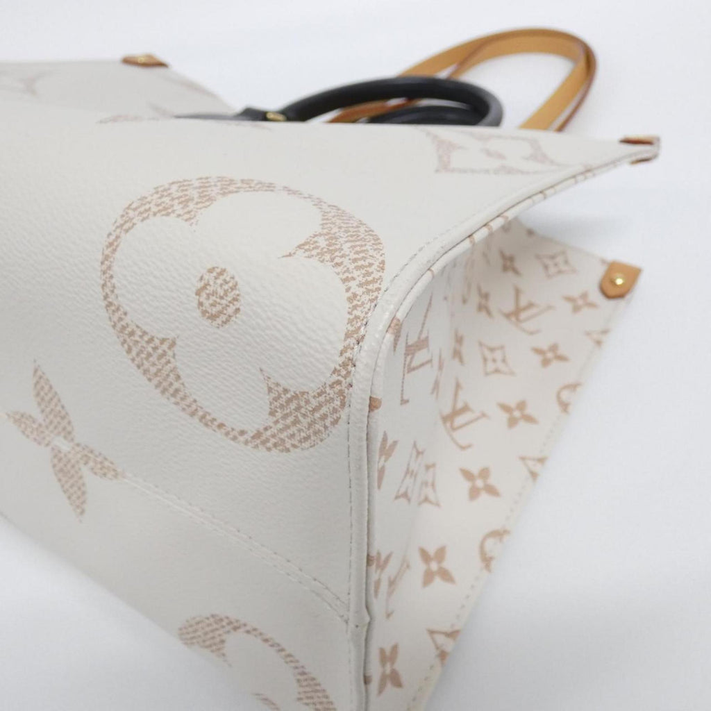 Louis Vuitton Beige Dune Coated Canvas Handbag