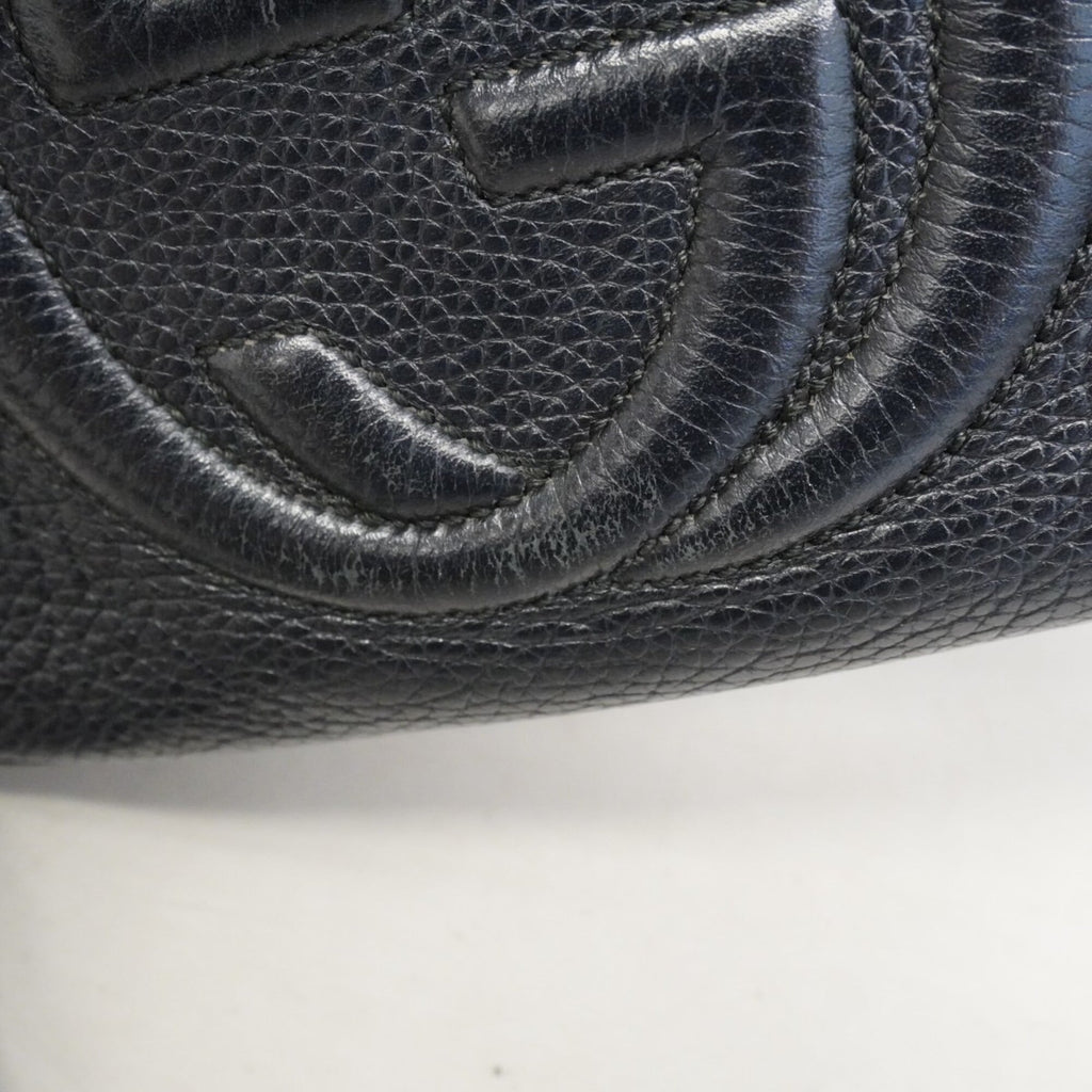 Gucci Black Leather Shoulder Bag (Pre-Owned)