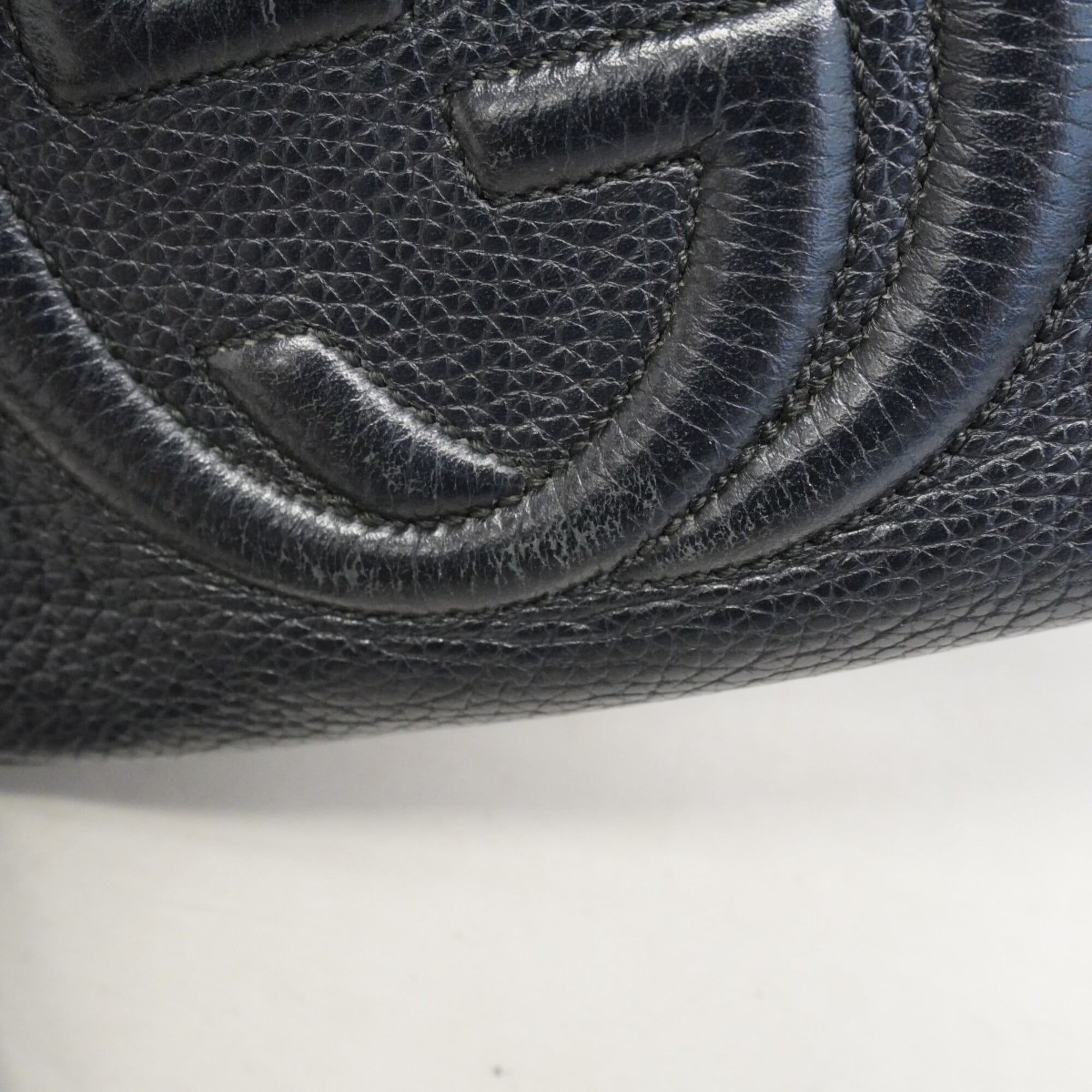 Gucci Black Leather Shoulder Bag (Pre-Owned)