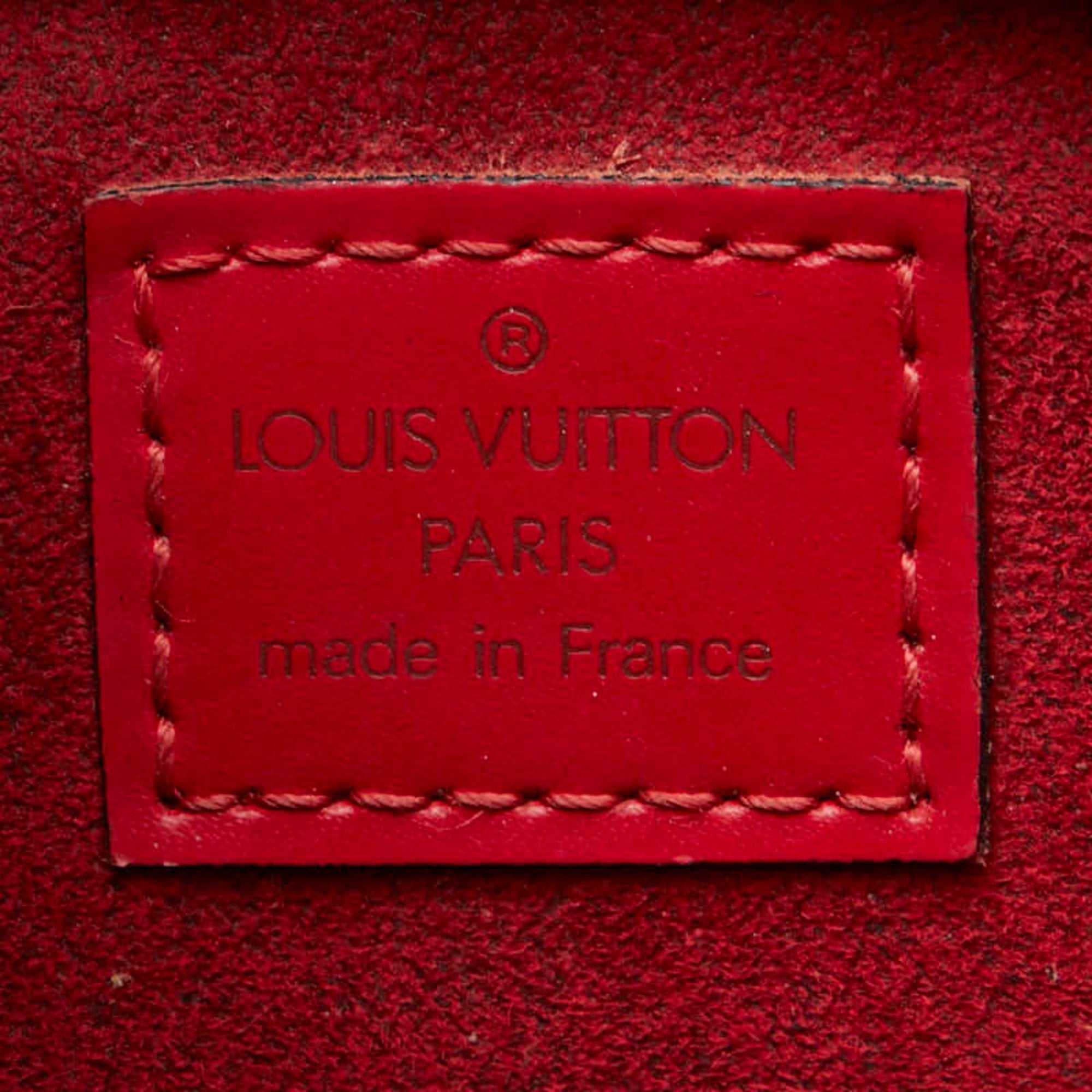 Louis Vuitton Epi Castilian Red Leather Handbag