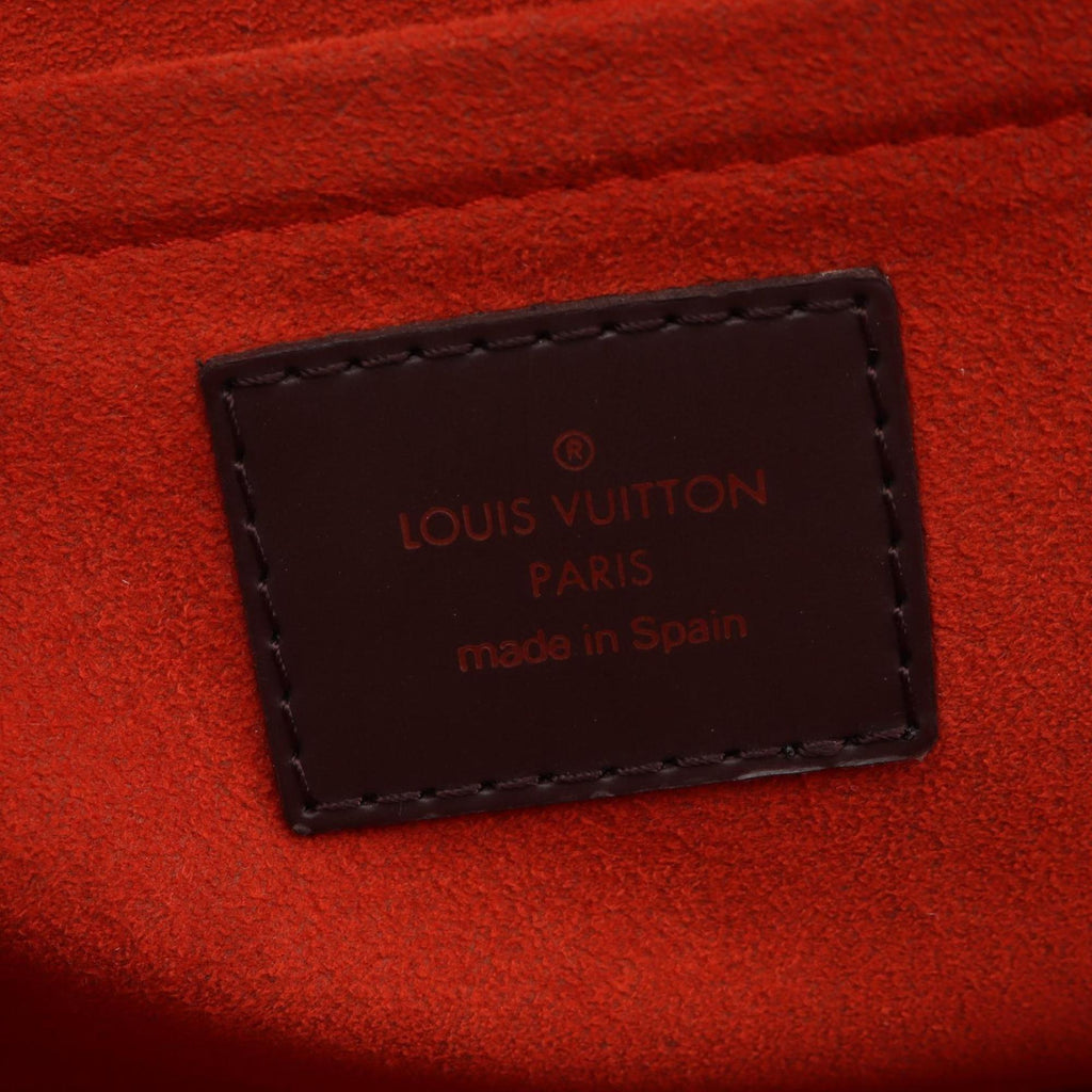 Louis Vuitton Brown Damier Canvas Ebene Coated Canvas Leather Handbag
