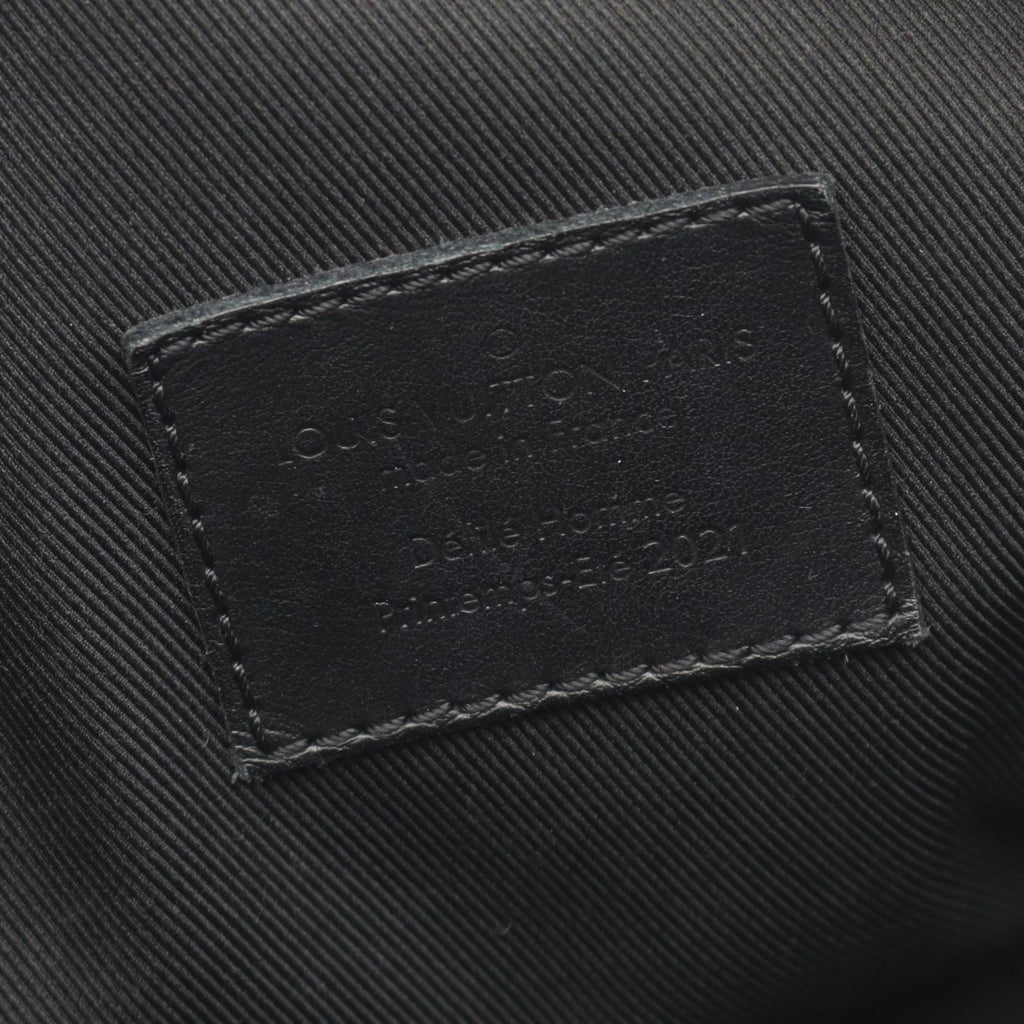 Louis Vuitton Black Brown Monogram Macassar Multi-Color Coated Canvas Leather Shoulder Bag