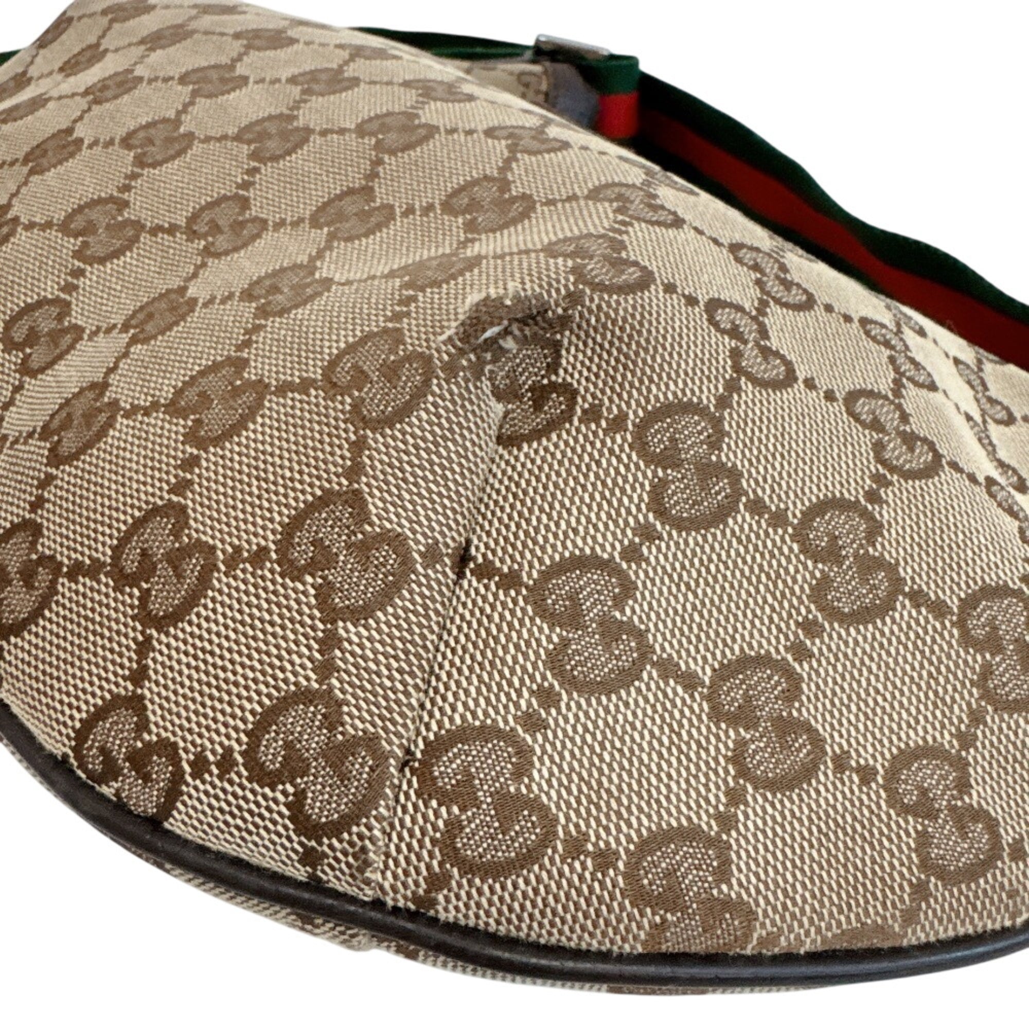 Gucci Sherry Line Brown Gg Canvas Shoulder Bag (Pre-Owned)