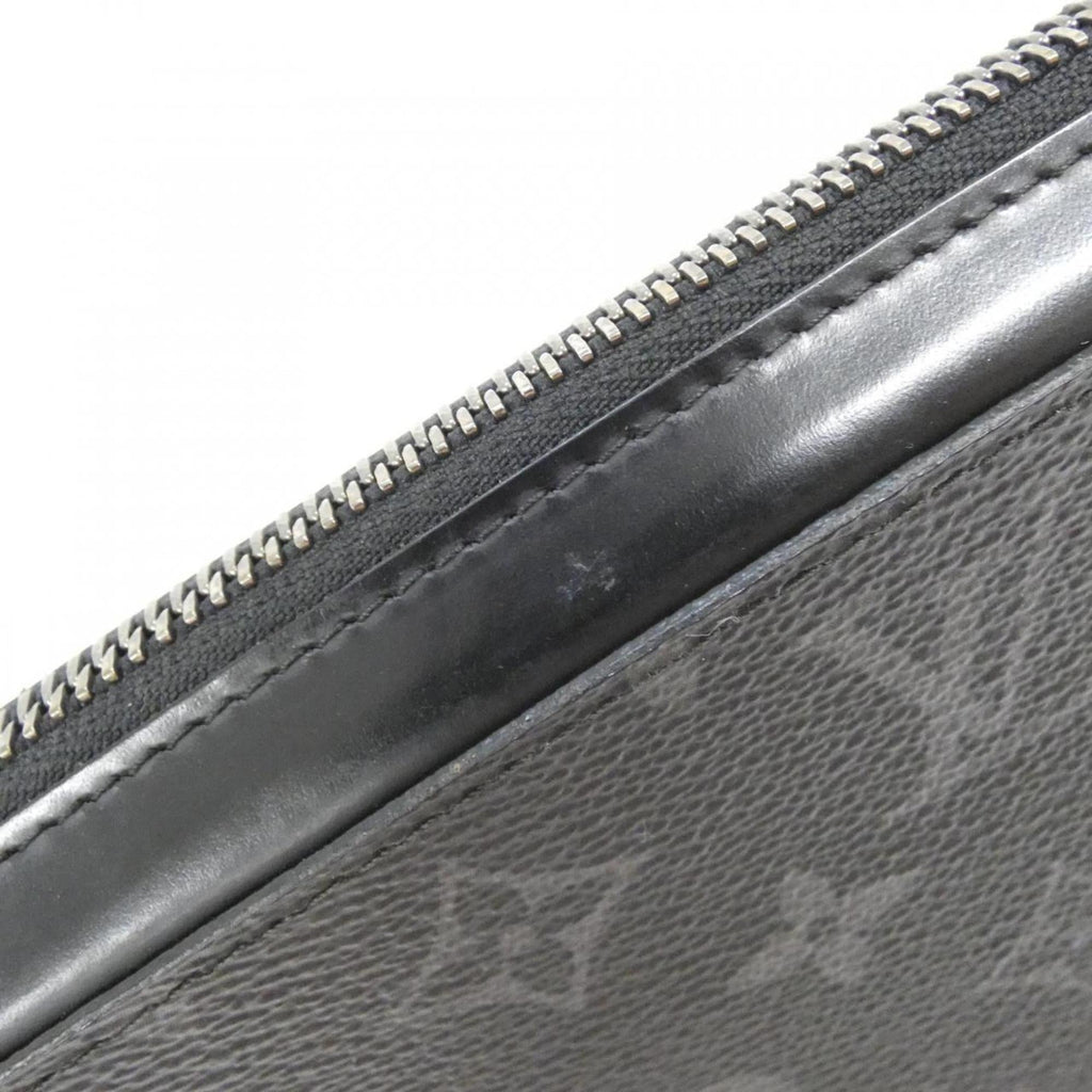 Louis Vuitton Black Coated Canvas Long Wallet