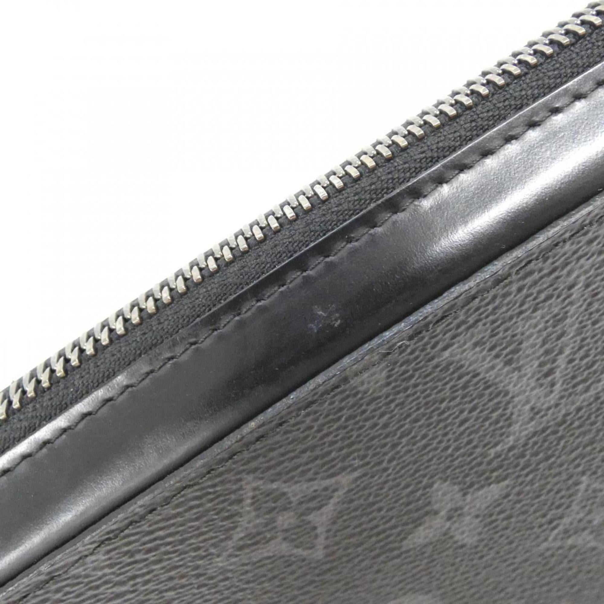 Louis Vuitton Black Coated Canvas Long Wallet