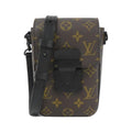 Louis Vuitton Brown Coated Canvas Shoulder Bag